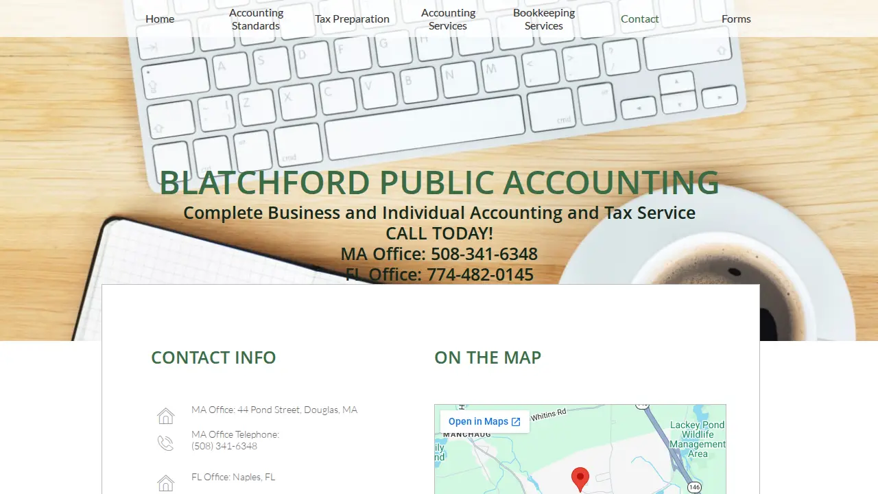 Blatchford Public Accounting page