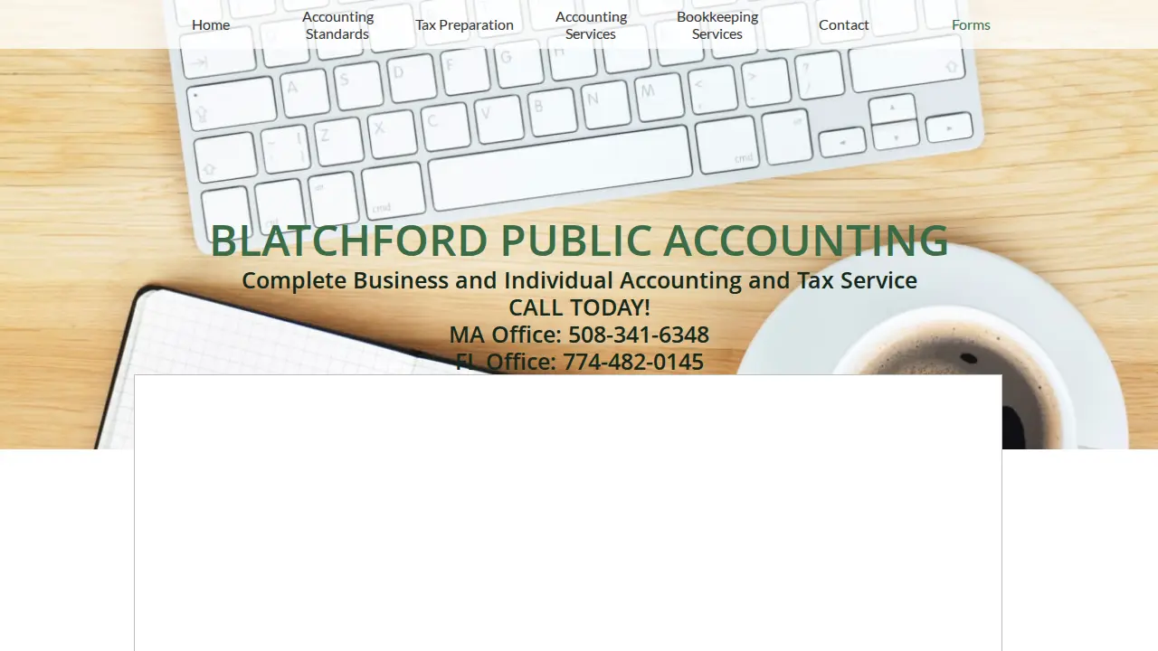Blatchford Public Accounting page