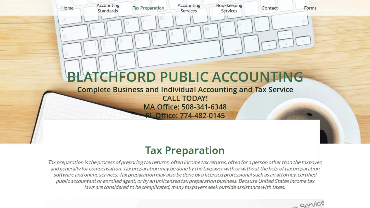 Blatchford Public Accounting page