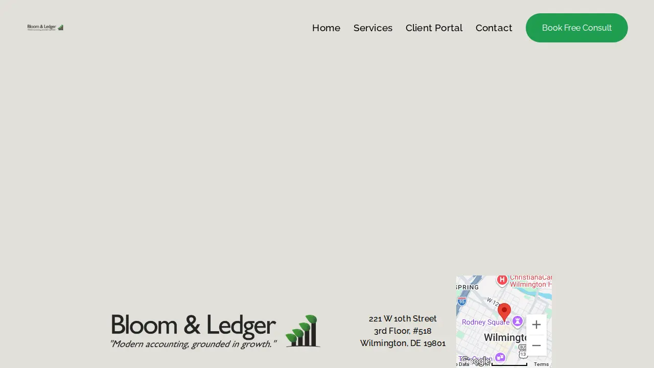 Bloom & Ledger page