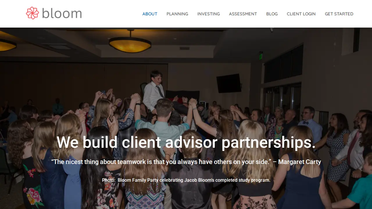 Bloom Financial, LLC page