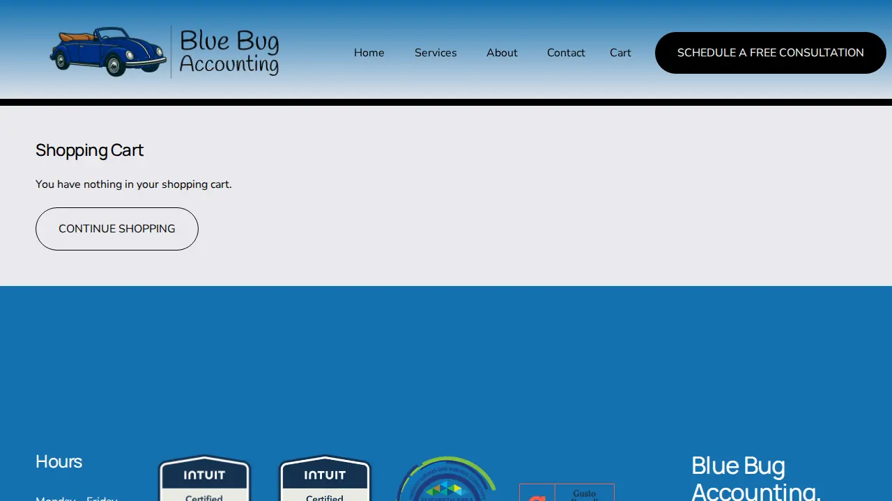 Blue Bug Accounting, LLC page