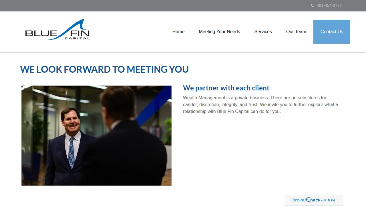 Blue Fin Capital Inc page