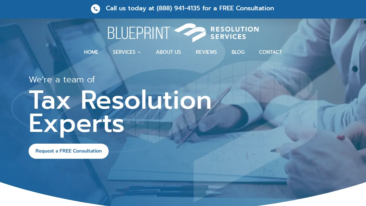 Blueprint Resolution Services page
