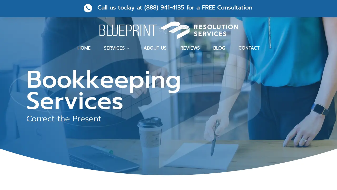 Blueprint Resolution Services page