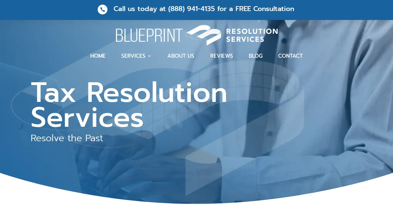 Blueprint Resolution Services page