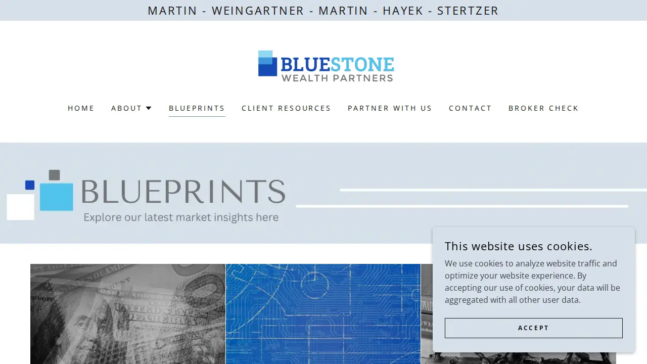 Bluestone Wealth Partners - Martin, Weingartner, Martin, Hayek & Stertzer page
