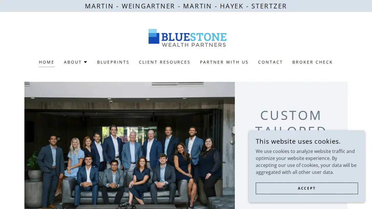 Bluestone Wealth Partners - Martin, Weingartner, Martin, Hayek & Stertzer
