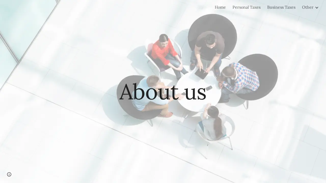 Blustone - Bookkeeping & Tax Services page