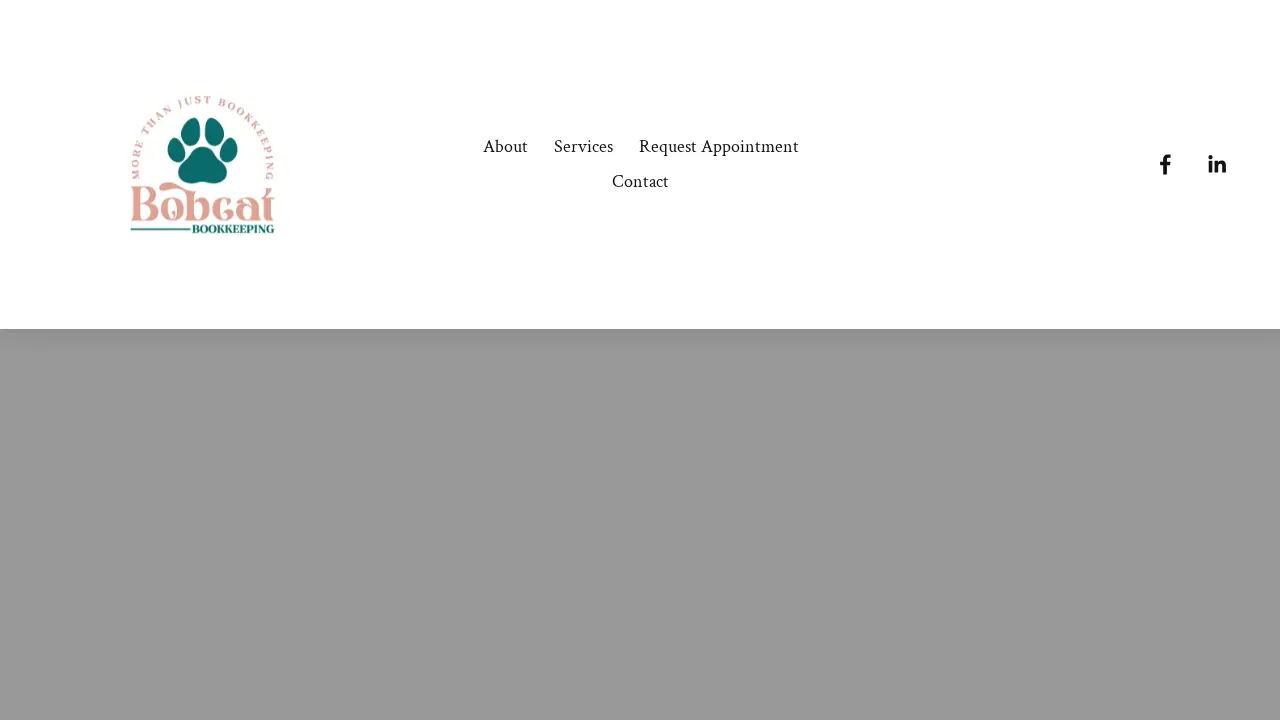 Bobcat Bookkeeping page