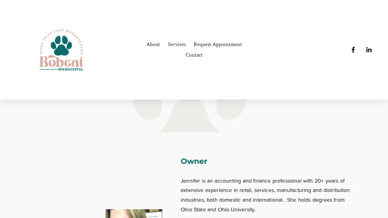 Bobcat Bookkeeping page