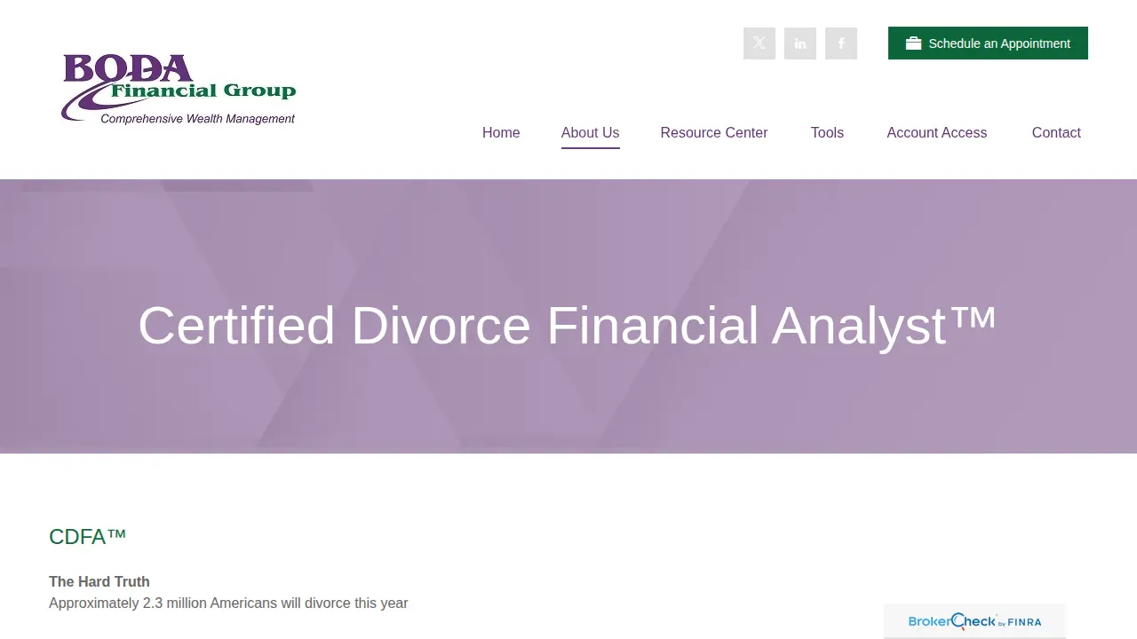 Boda Financial Group, Inc. page