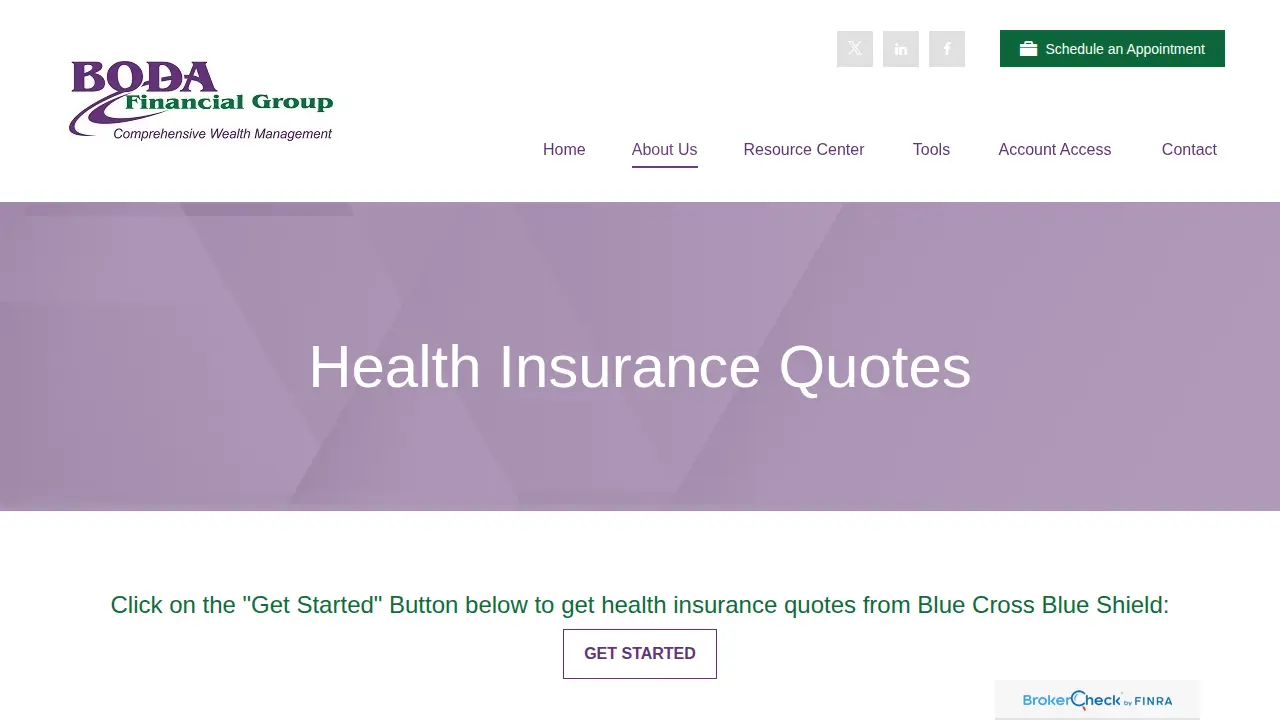 Boda Financial Group, Inc. page