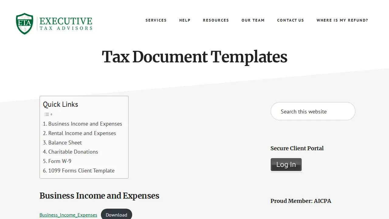 BOK Accounting page