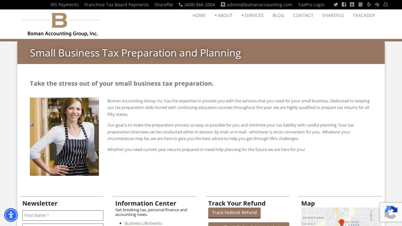 Boman Accounting Group Inc page