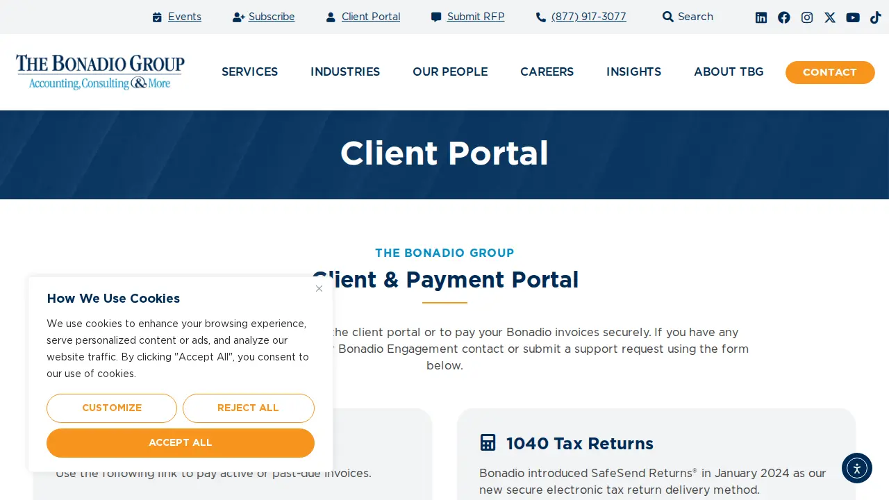 The Bonadio Group page