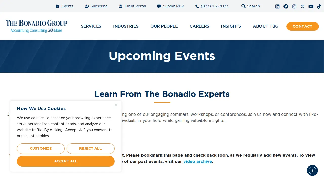 The Bonadio Group page