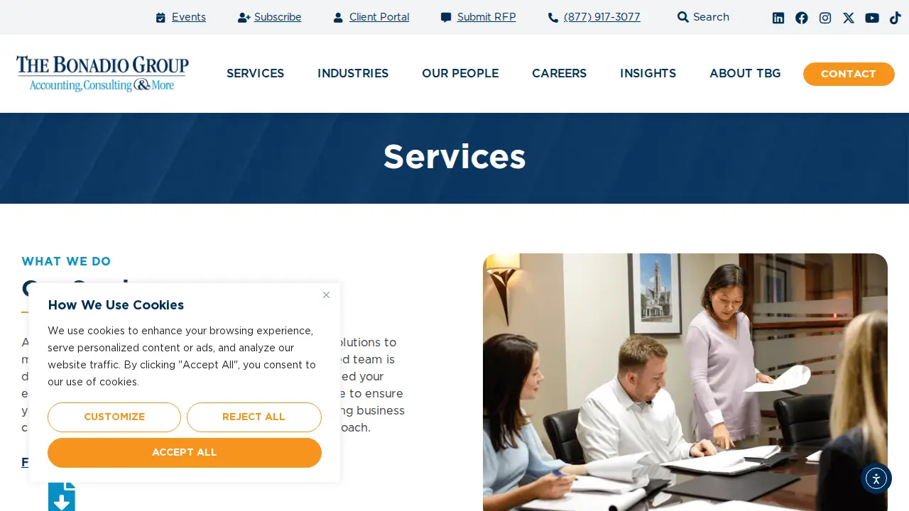 The Bonadio Group page