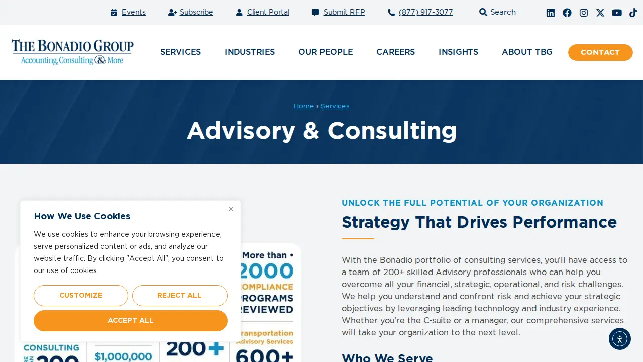 The Bonadio Group page