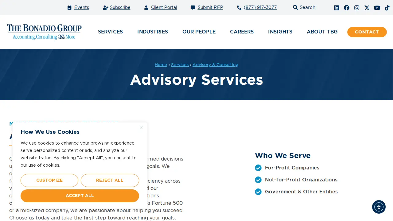 The Bonadio Group page