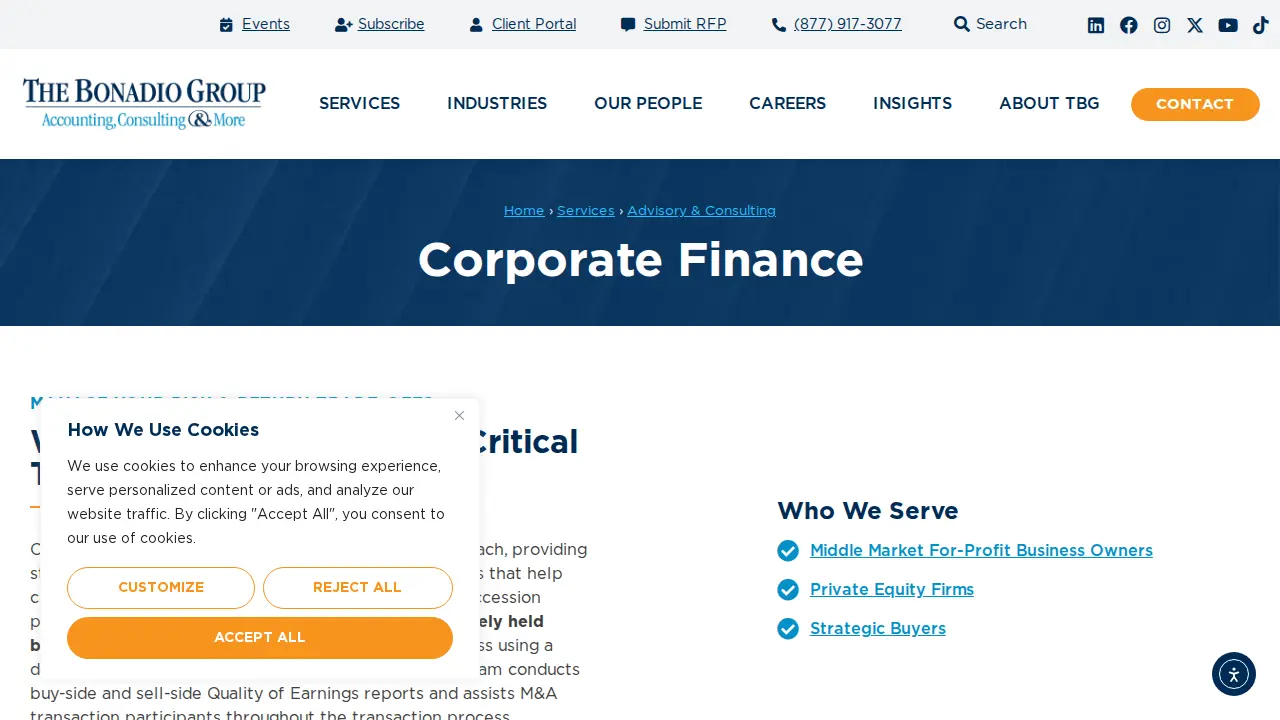 The Bonadio Group page