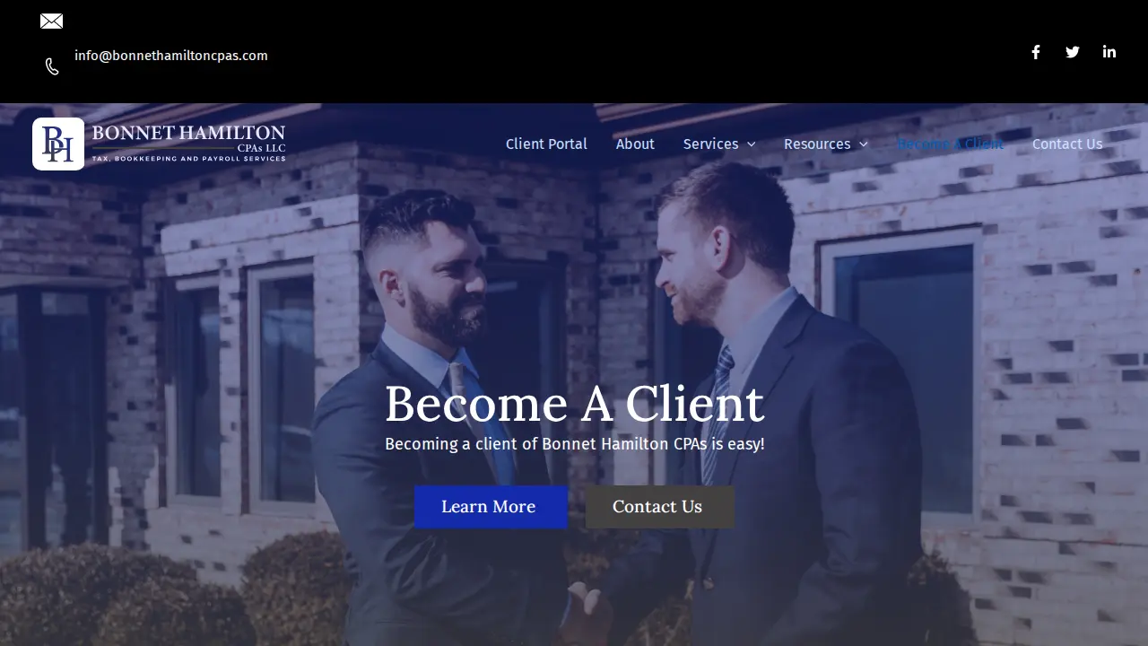 Bonnet Hamilton CPAs page