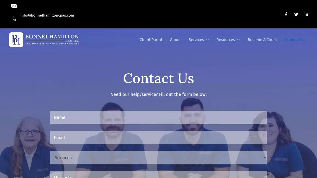 Bonnet Hamilton CPAs page