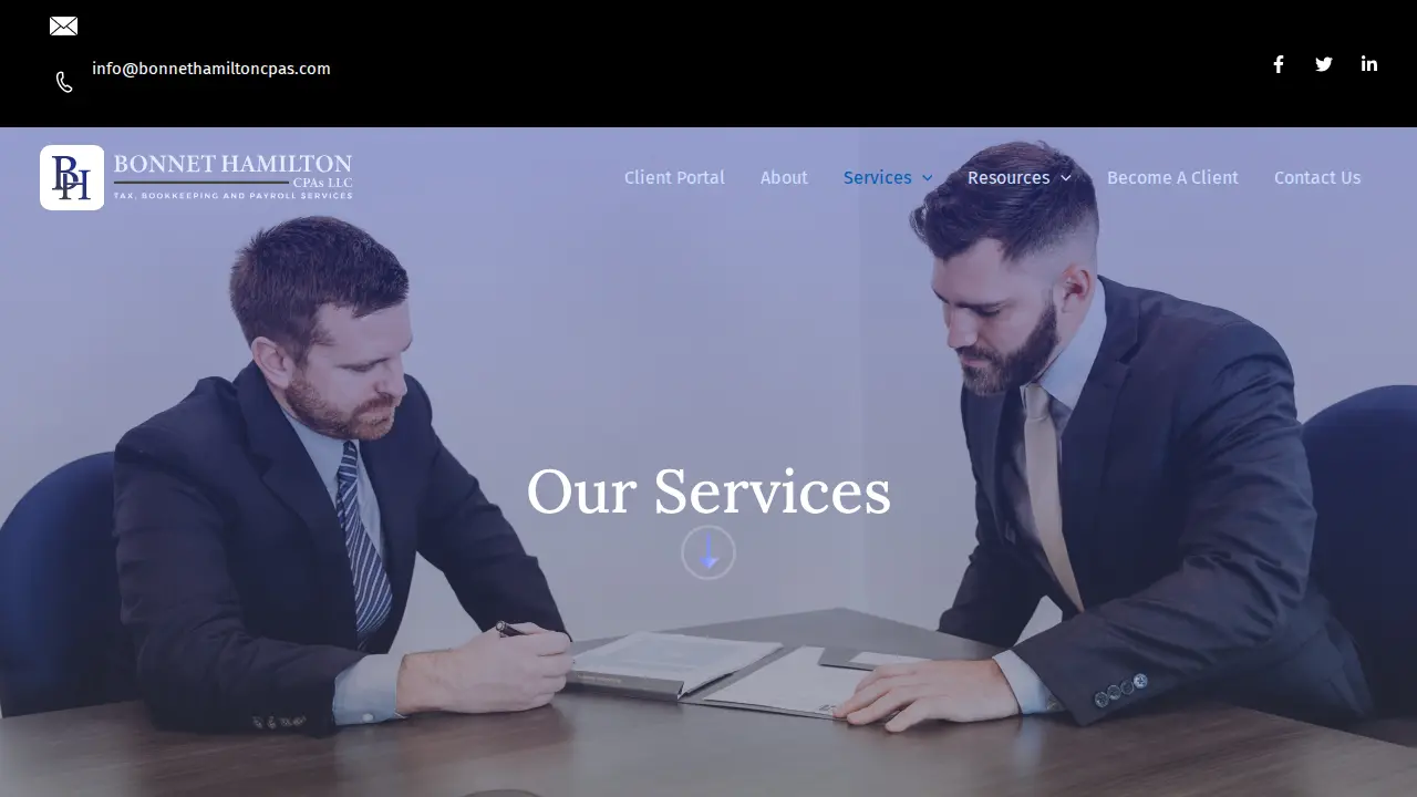 Bonnet Hamilton CPAs page