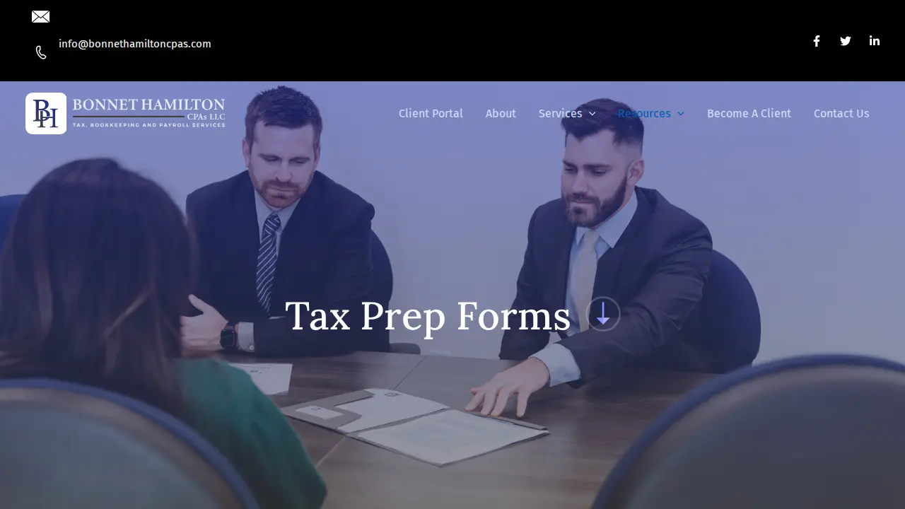 Bonnet Hamilton CPAs page
