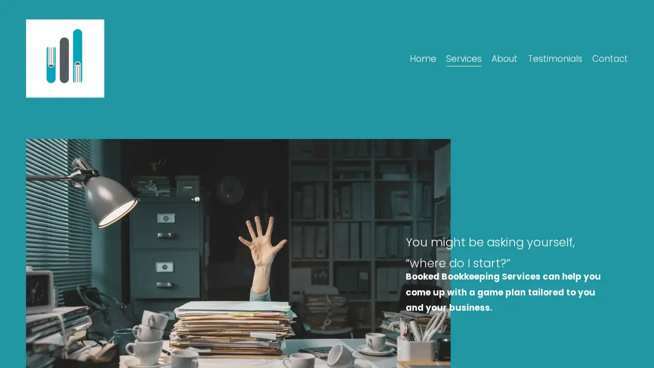 Booked Bookkeeping Services LLC page