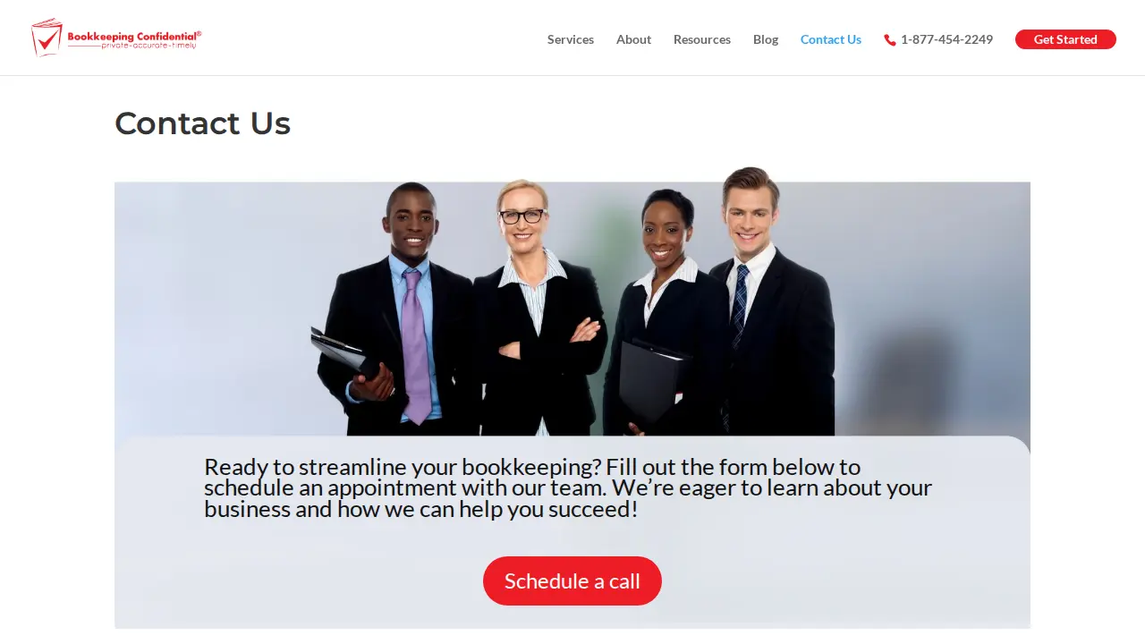Bookkeeping Confidential page