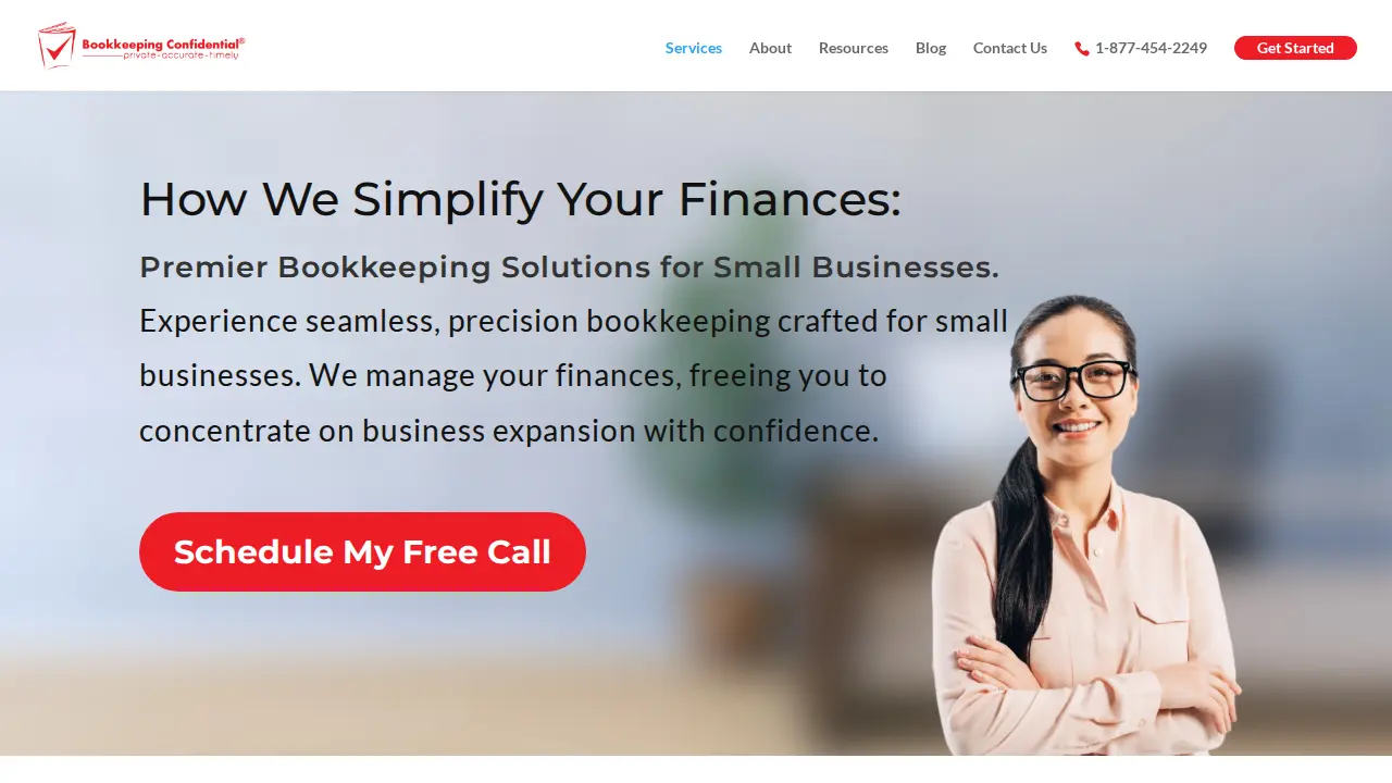 Bookkeeping Confidential page