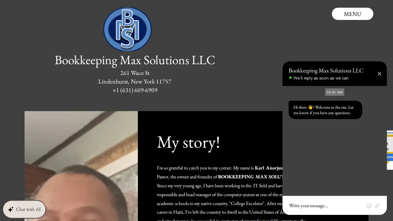 Bookkeeping Max Solutions LLC page