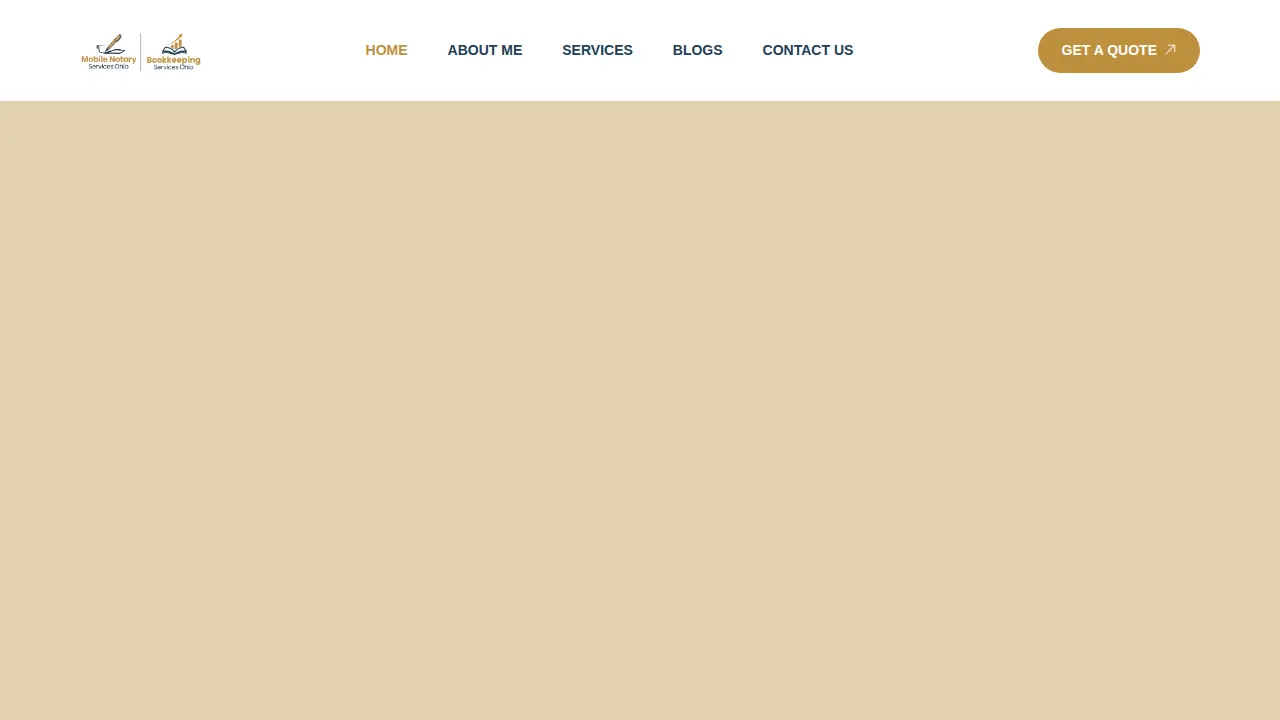 Bookkeeping Services Ohio page