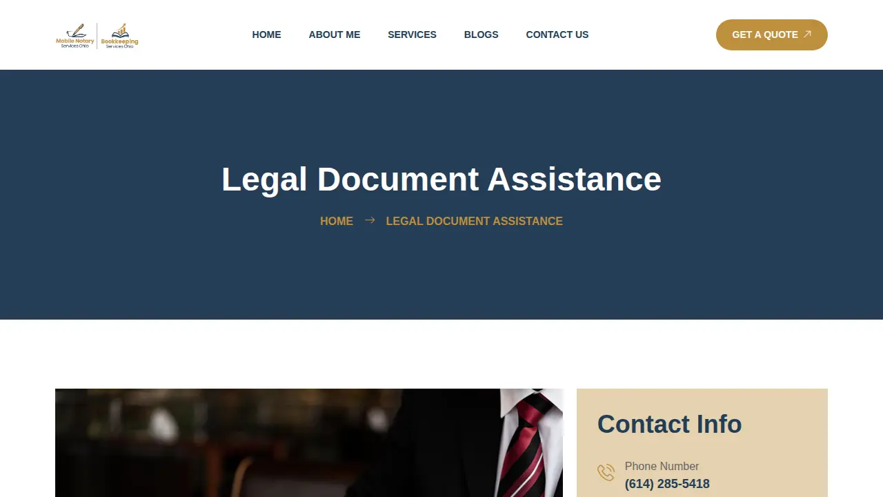 Bookkeeping Services Ohio page