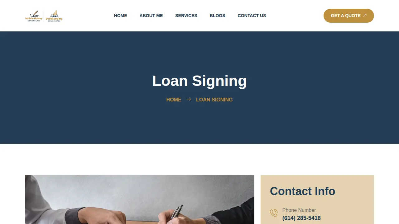 Bookkeeping Services Ohio page