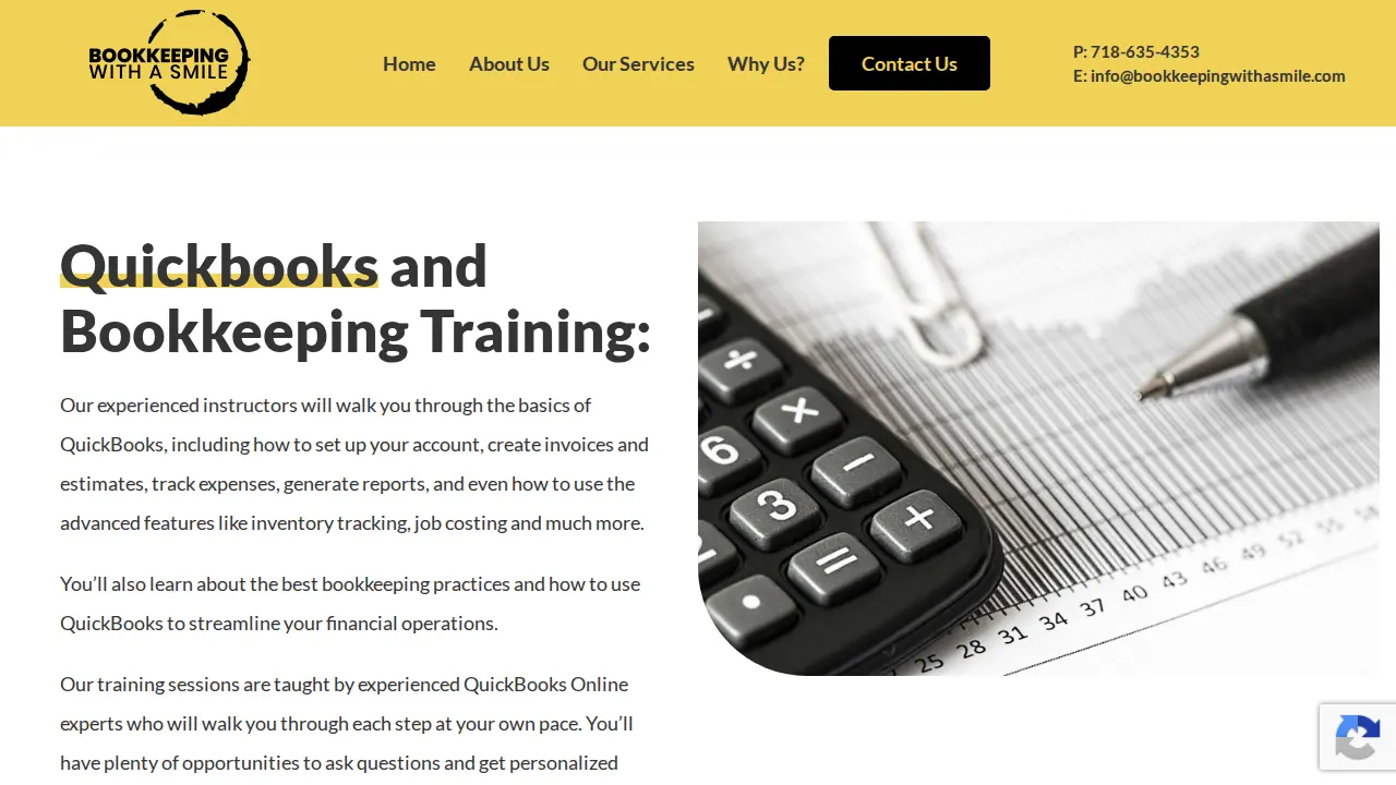 Bookkeeping With A Smile Inc. page
