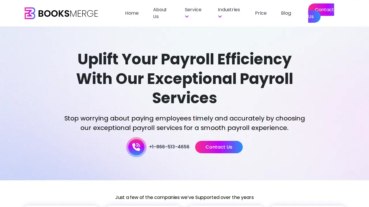 Elite Bookkeeping Solutions page