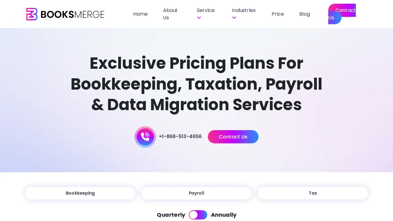 Elite Bookkeeping Solutions page