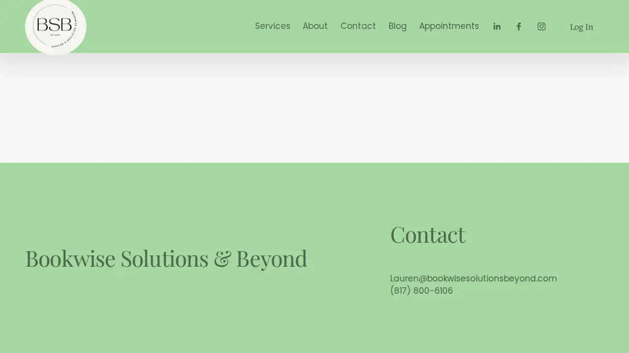 BookWise Solutions & Beyond LLC page
