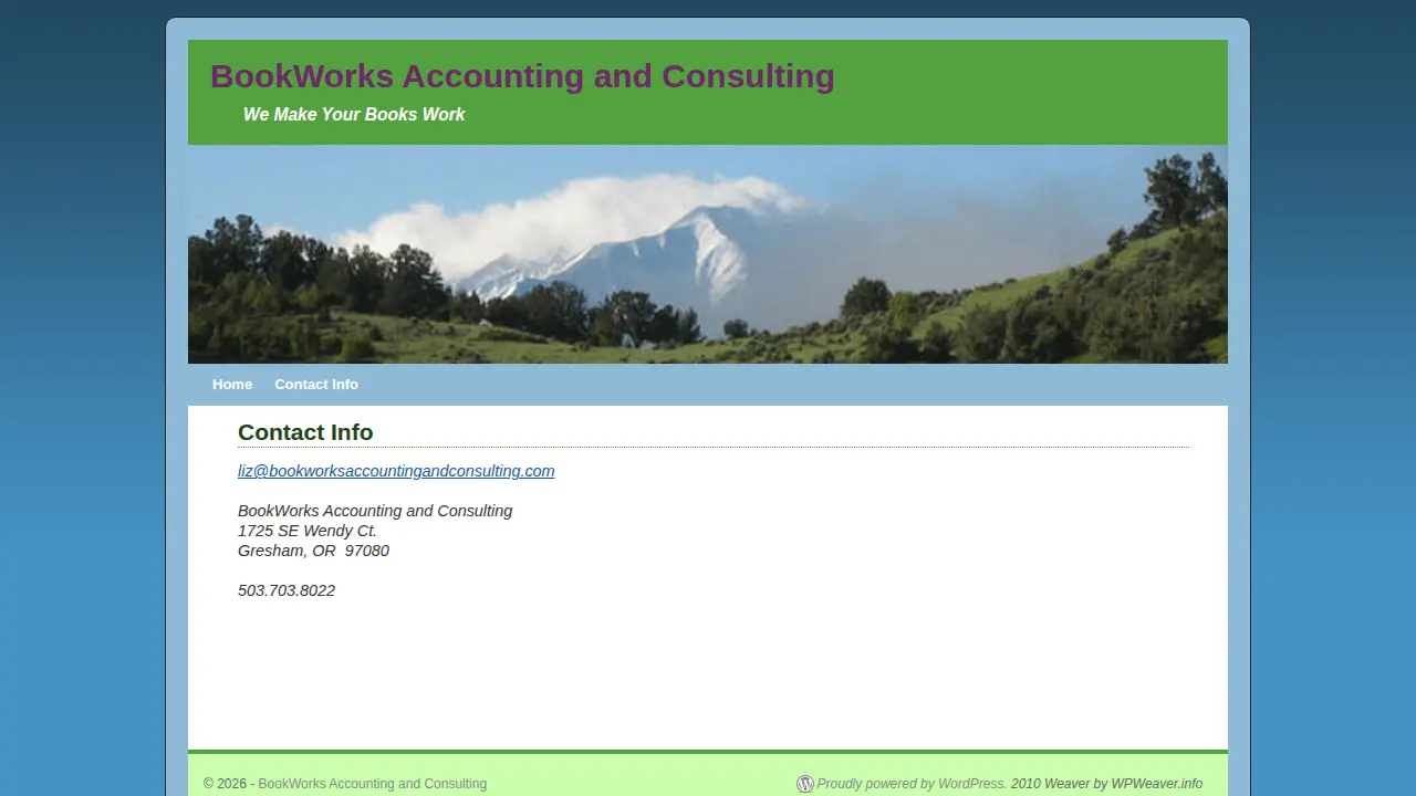 BookWorks Accounting and Consulting page