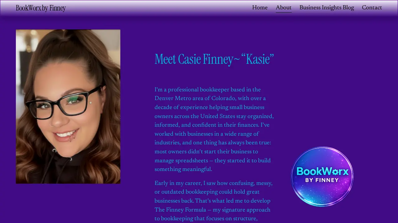 BookWorx by Finney page