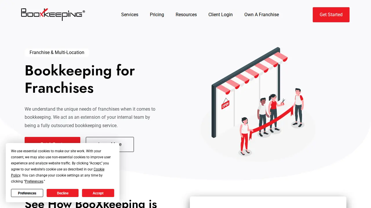 BooxBookkeeping page