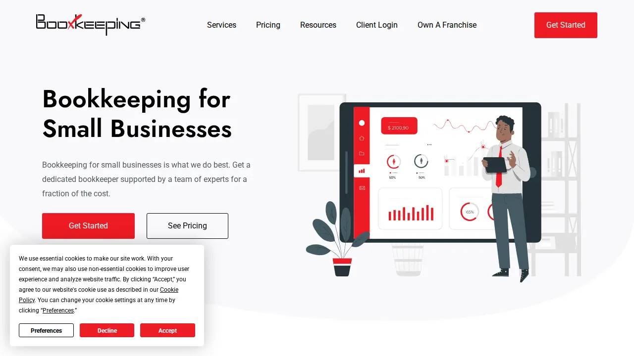 BooxBookkeeping page