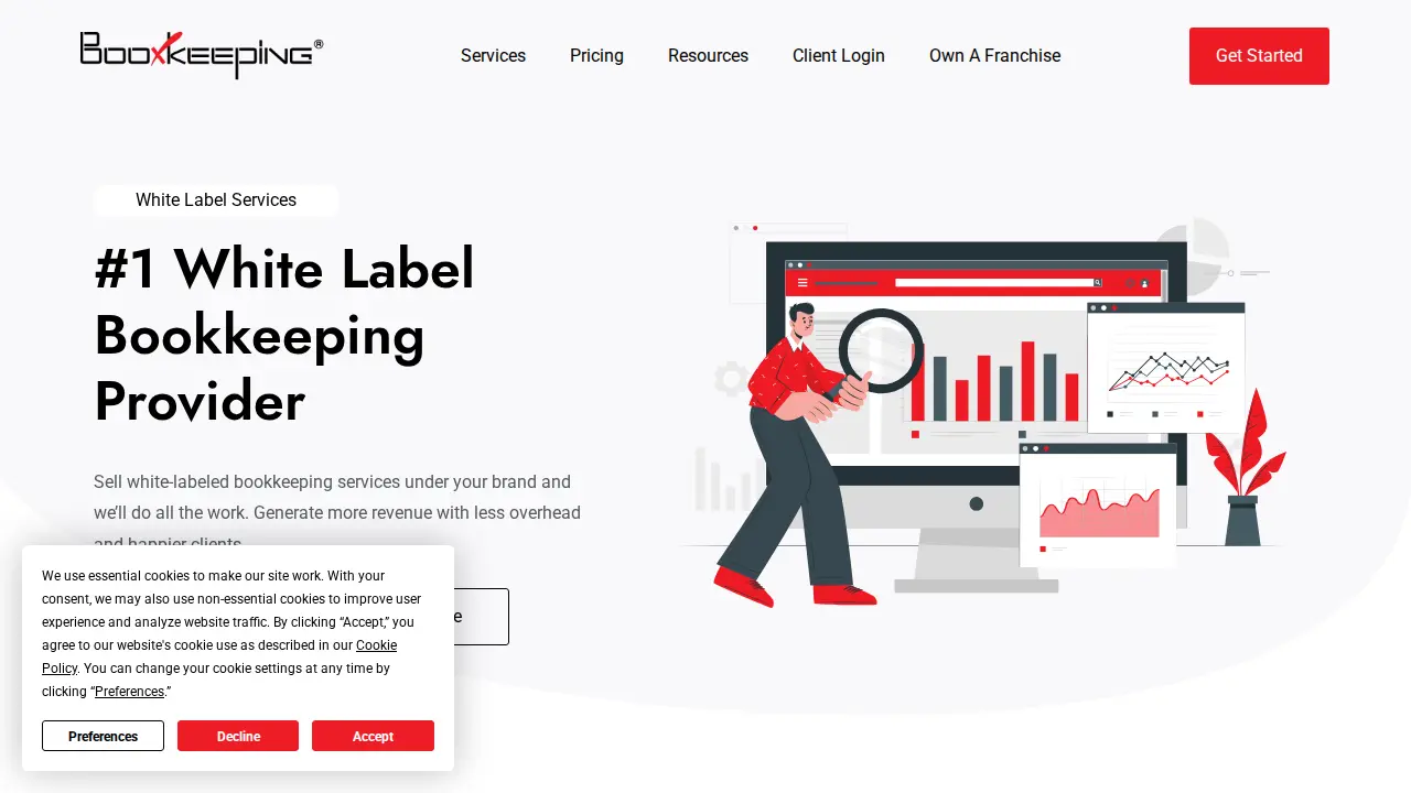 BooxBookkeeping page