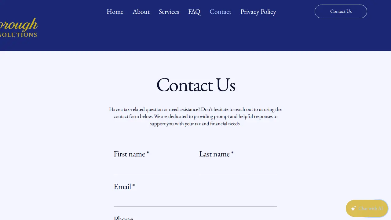Borough Tax Solutions page
