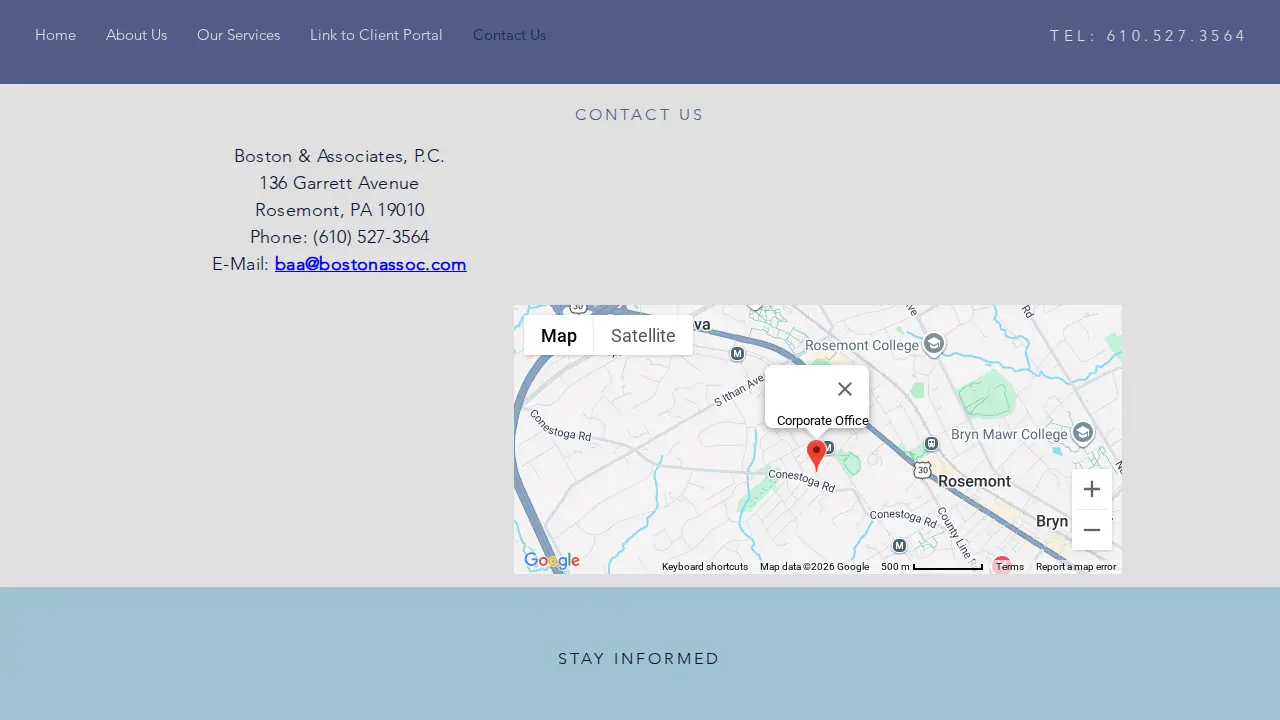 Boston & Associates page
