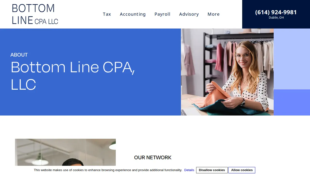 Bottom Line CPA page