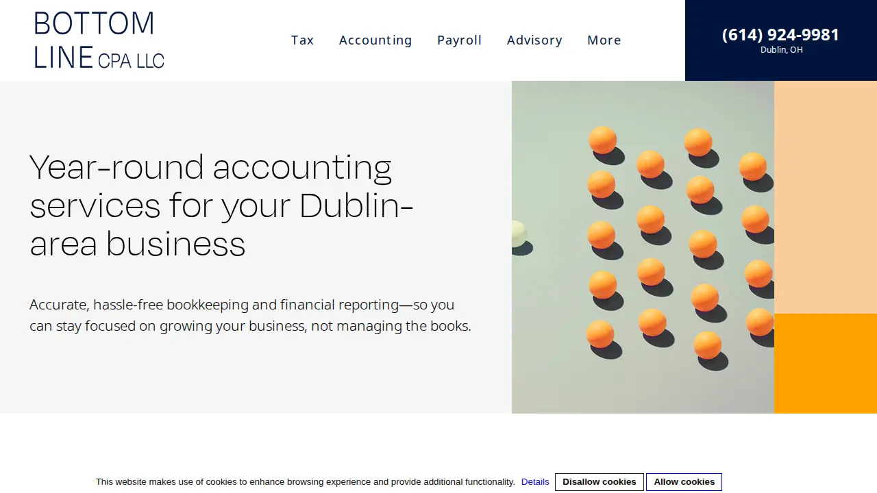 Bottom Line CPA page