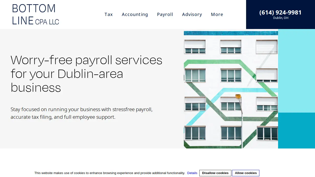 Bottom Line CPA page